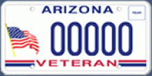 veteran plate